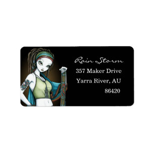 Etiqueta "Chuva" Tribal Dreadlock Chuva Criador Original Fa