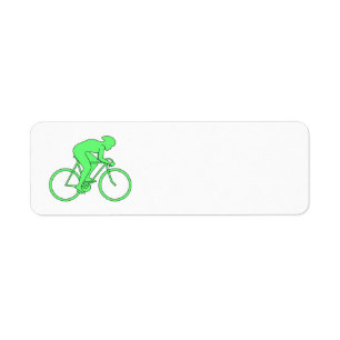 Etiqueta Ciclista no verde