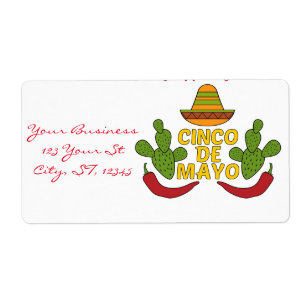 Etiqueta Cinco de Mayo Thunder_Cove
