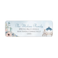 Cinderella Fairy Tale Carruagem Return Address