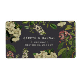 ETIQUETA CINZA BOTÂNICA DE RÓTULO