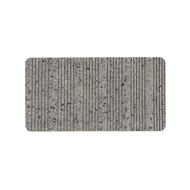 Etiqueta Cinza de junção de betão (Frente)