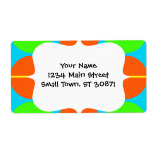 Etiqueta Círculo de Teto Amarelo Verde limão de Citros de V