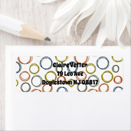 Etiqueta Círculos de Boho