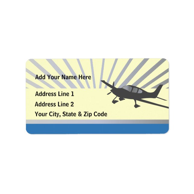 Etiqueta Cirrus SR22 (Frente)