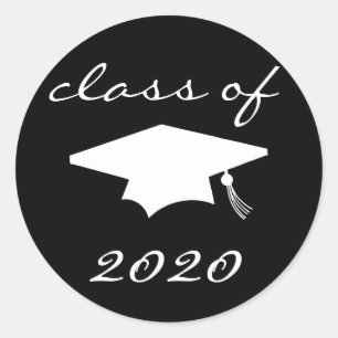 Etiqueta Classe 2020 (Boné de formatura Preto)