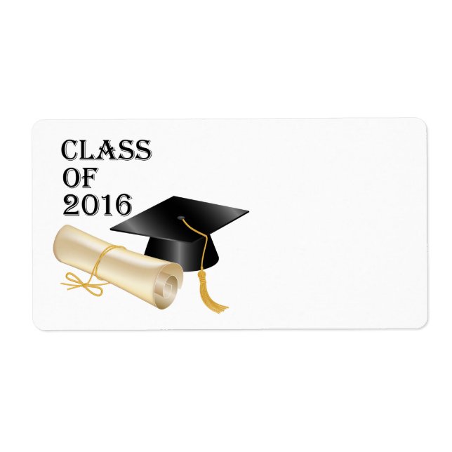 Etiqueta Classe de 2016 (Frente)