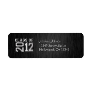 Etiqueta Classe elegante de 2012 (preto/prata)