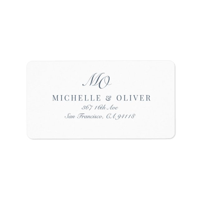 Etiqueta Clássico de Caligrafia (Frente)