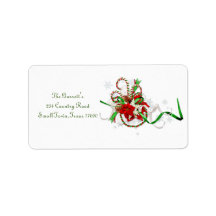 Clássico Natal CandiEndereço Personalizado