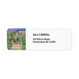 Etiqueta Claude Monet - O Jardim do Artista em Vetheuil