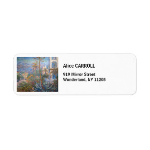 Etiqueta Claude Monet - Villas em Bordighera