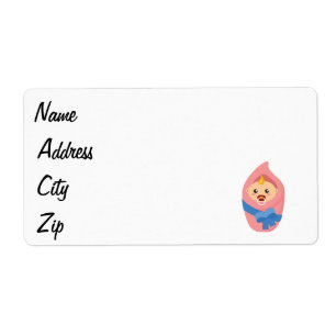 Etiqueta Cliente de bebê recém-nascido