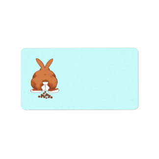 Etiqueta Coelhinho de Poopin Bonny Bumbum © Sandy Long Labs