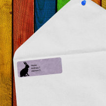 Coelho Negro Silhute Marmoreado