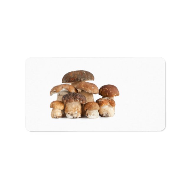 Etiqueta Cogumelos boletus (Frente)