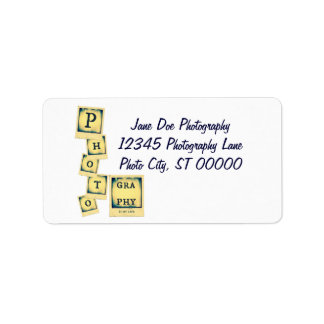 Etiqueta Colagem de Fotografia