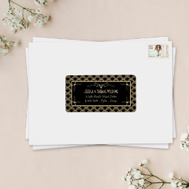 Etiqueta Coleção de Casamentos Art Deco Gatsby, de 1920