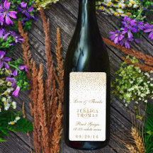 Coleção de Casamentos Vintage Glam Dourado Confett