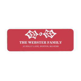 Etiqueta Coleção de Natal com Letra