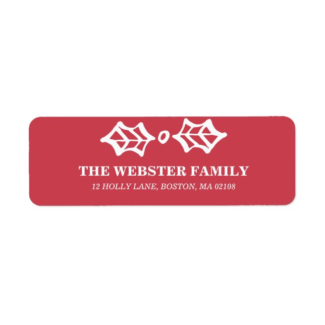 Etiqueta Coleção de Natal com Letra (Frente)