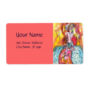 Etiqueta COLOMBINA / Máscara de Mascarada Veneza