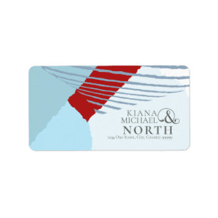 Etiqueta Color Block Wedding Winter ID740