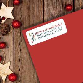 Etiqueta Colorida Branca Retroativa Oh Endereço da Árvore d