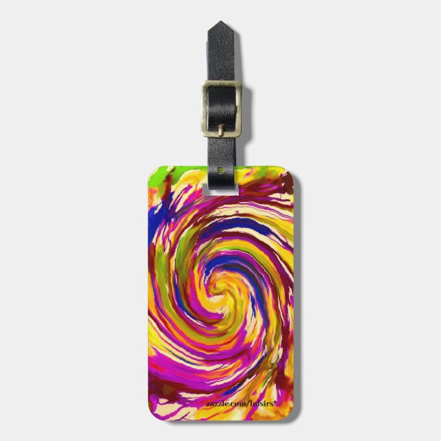 Etiqueta Colorida de Bagagem (Frente Vertical)