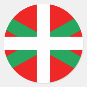 Etiqueta com Bandeira Basca “Ikkurina "