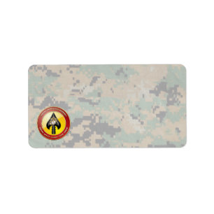 Etiqueta Comando de Operações Especiais USMC (MARSOC) [3D