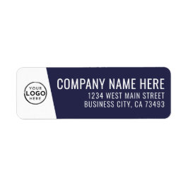 Etiqueta Company Logo Navy Blue Business