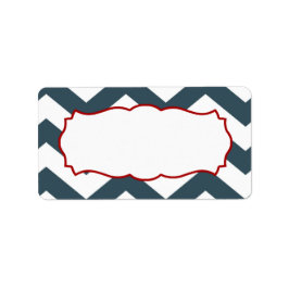 Etiqueta Compas de Âncora Náutica de Endereço de Correspond