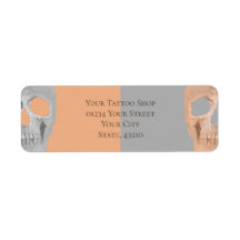 Compro De Tatuagem De Cinza De Metade Do Crânio Gó