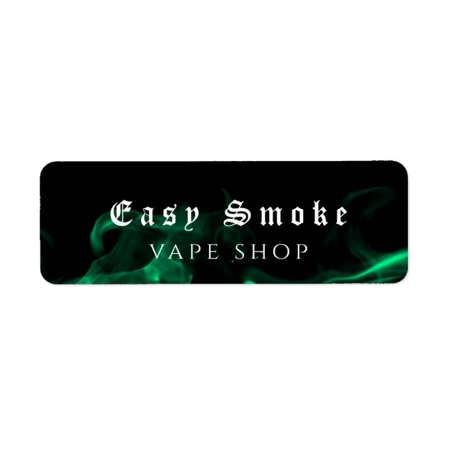 Etiqueta Compro Vape Green Business (Frente)