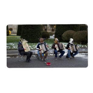 Etiqueta concerto de animais