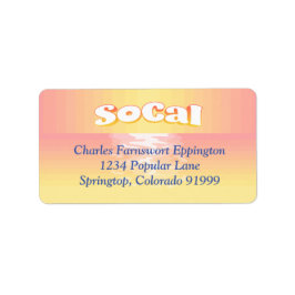 Etiqueta Configuração SoCal