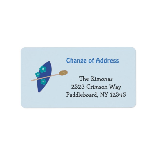 Etiqueta Conselho Aloha Paddle (Frente)