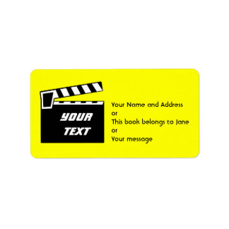 Etiqueta Conselho Clapperboard do Movie Slate