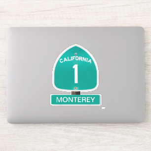 Etiqueta contornada Califórnia de Monterey da