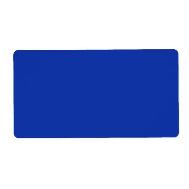 Etiqueta cor azul egípcio (Frente)