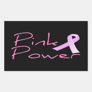 Etiqueta cor-de-rosa da consciência do cancro da
