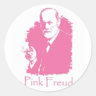 Etiqueta cor-de-rosa de Freud