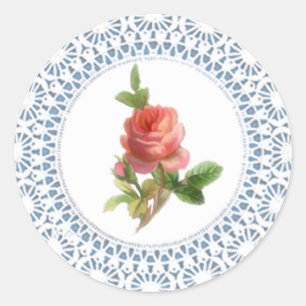Etiqueta cor-de-rosa do Doily