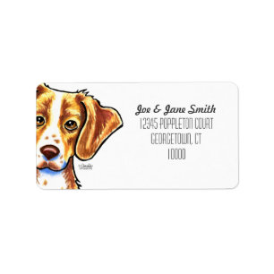 Etiqueta Cor do costume do Spaniel de Brittany