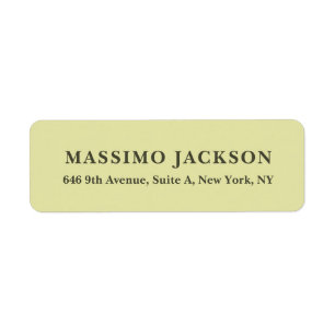Etiqueta Cor personalizada pastel personalizada minimalista
