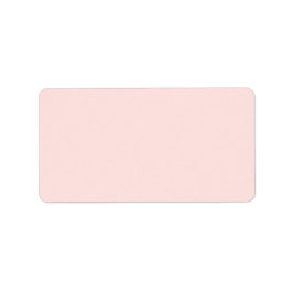 Etiqueta Cor Sólida Mistura Rosa