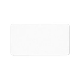 Etiqueta Cor Sólida Pura e Branca