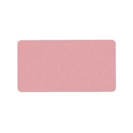 Etiqueta Cor Sólida Rosa-Rosa Rosa | Clássico | Elegante