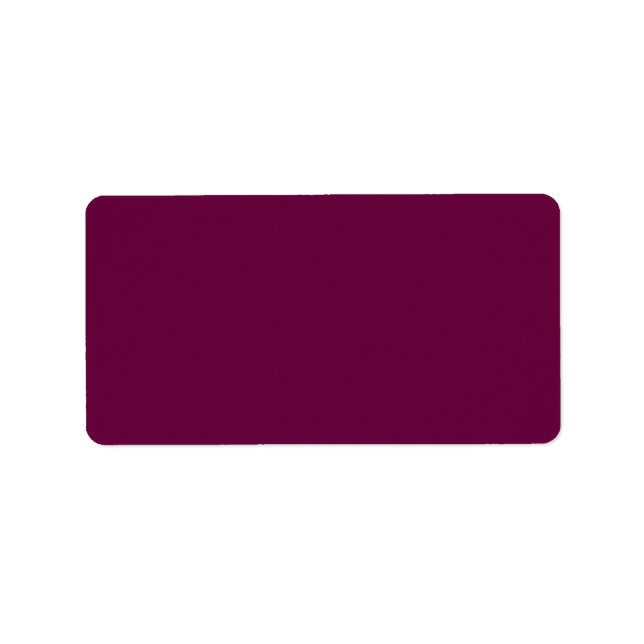 Etiqueta Cor Sólida Roxo-Típica (Frente)